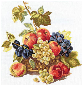 Яблоки и виноград 5-04 набор для вишивки Алиса (фото)