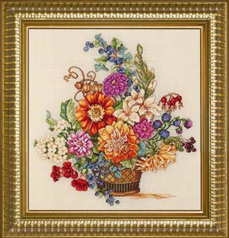 Fall Floral Bucilla (45668) набор для вишивання (фото)
