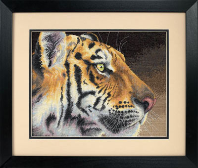 Величественный тигр (35171) (набор для вишивки Dimensions. The Golden Collection.) (фото)