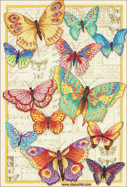 Dimensions 70-35338   Butterfly Beauty    Dimensions The Golden Collection.) ()