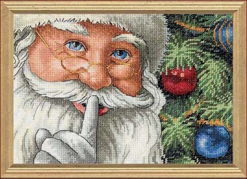  (08799) Santa's Secret    Dimensions. The Golden Collection. Petites. ()