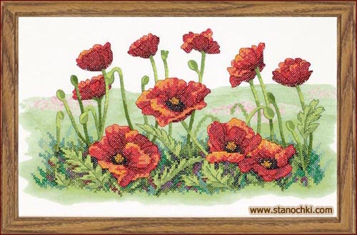 Dimensions 03237 Field of Poppies      Dimensions ()