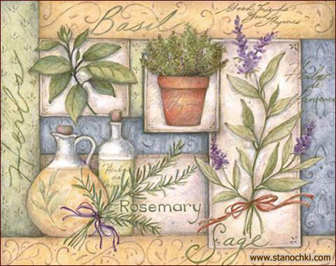  Dimensions 70-03241 Herb Collage      Dimensions ()