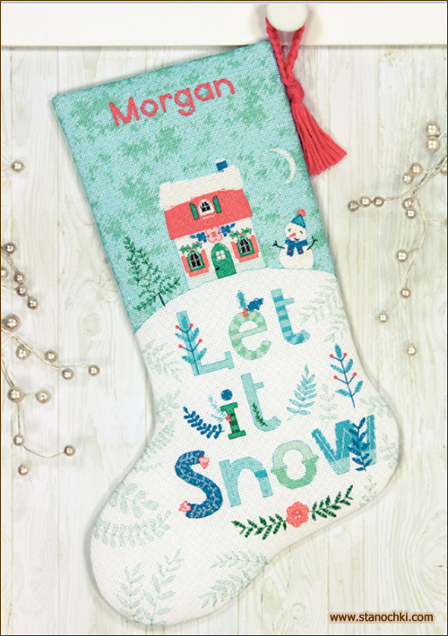 Dimensions 70-08975 Holiday Home Stocking      Dimensions ()