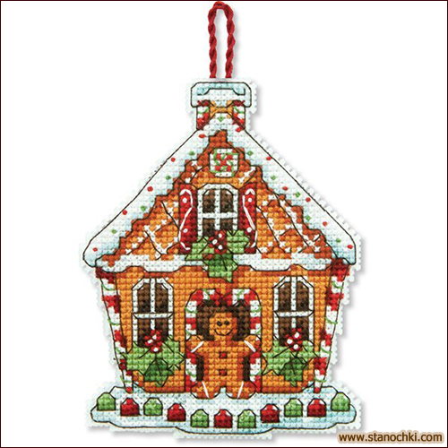 Dimensions 70-08917 Gingerbread House Ornament       Dimensions ()