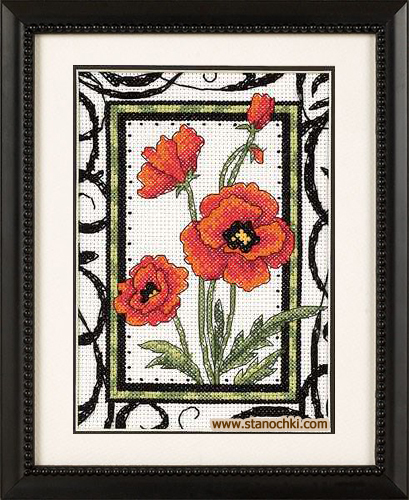 Dimensions 65064 Blooming Poppies      Dimensions ()