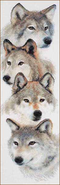 Набор для вишивання крестом Стая волков The Pack (013-0325) Janlynn (фото)